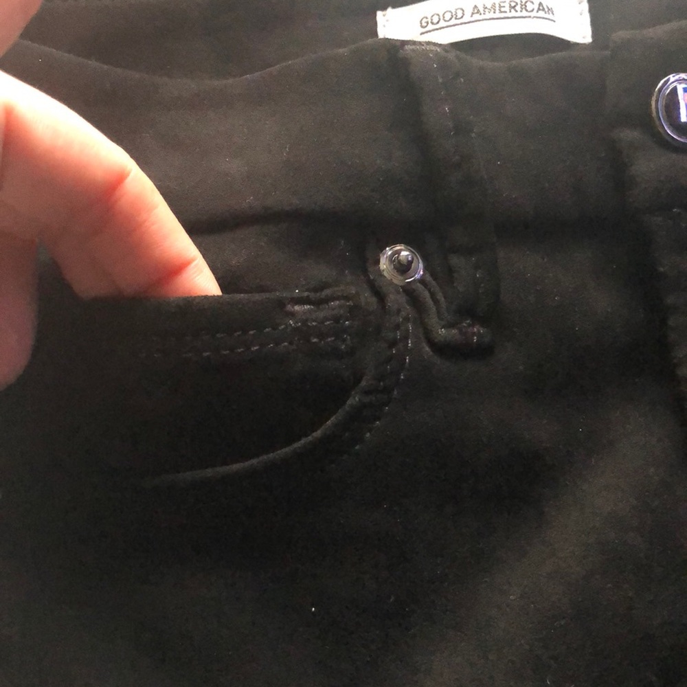 Good American Good Legs Suede-Like Jeans - Picture 10 of 14